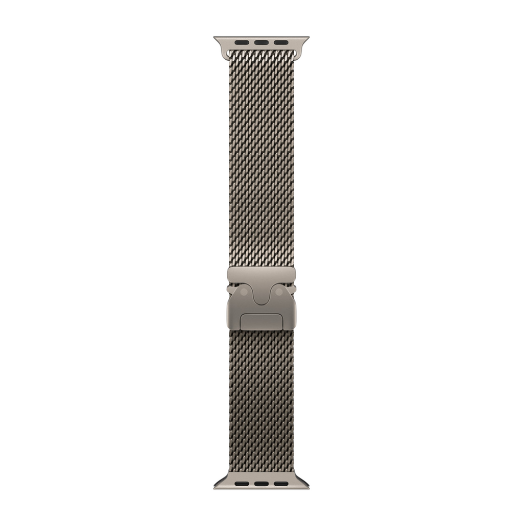 Bracelet Milanais en Titane - Naturel
