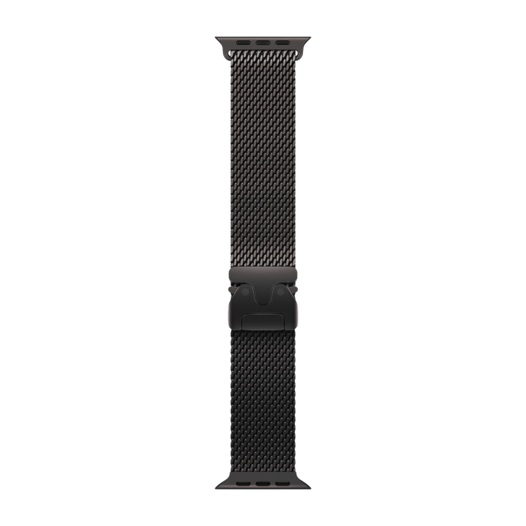 Bracelet Milanais en Titane - Noir