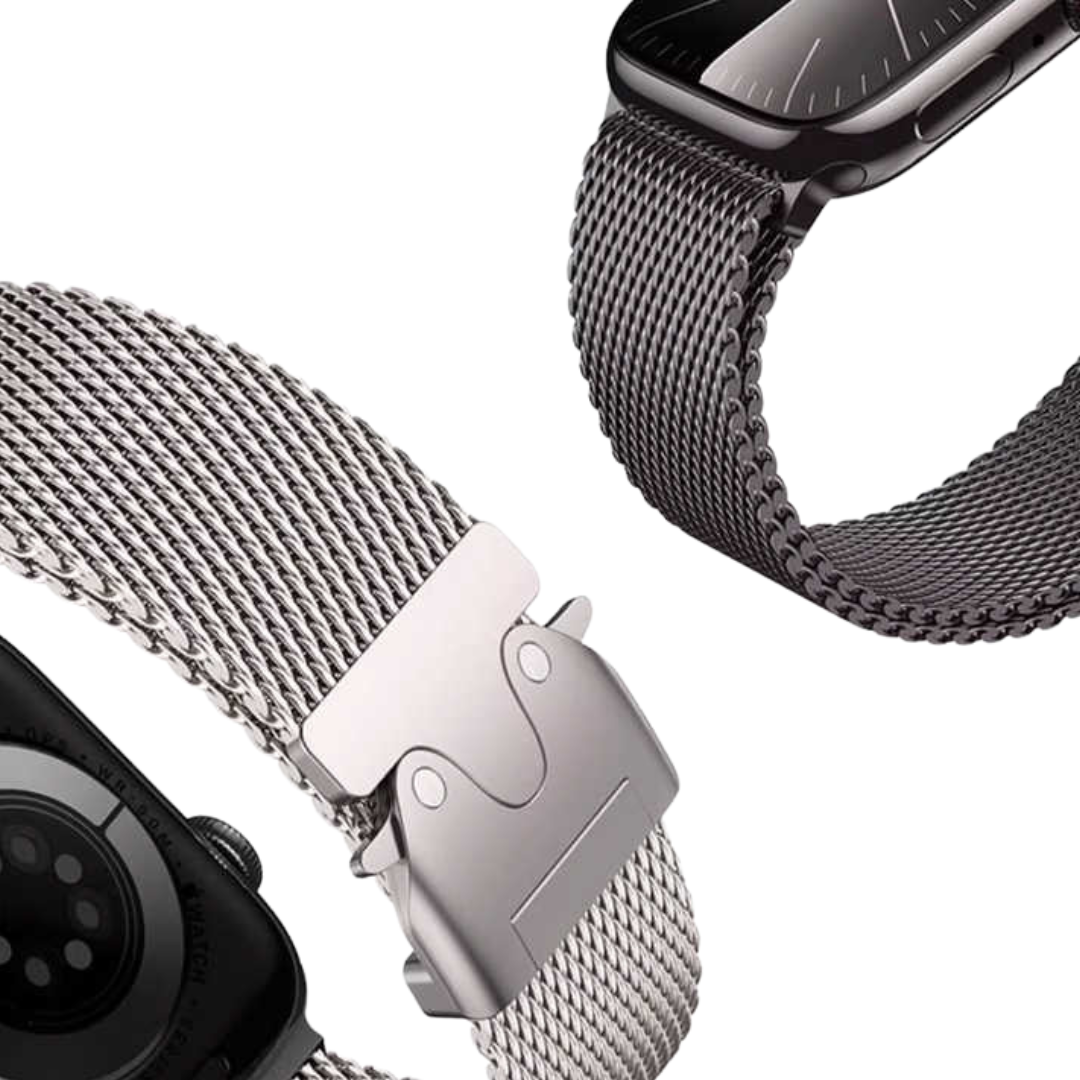 Bracelet Milanais en Titane - Naturel