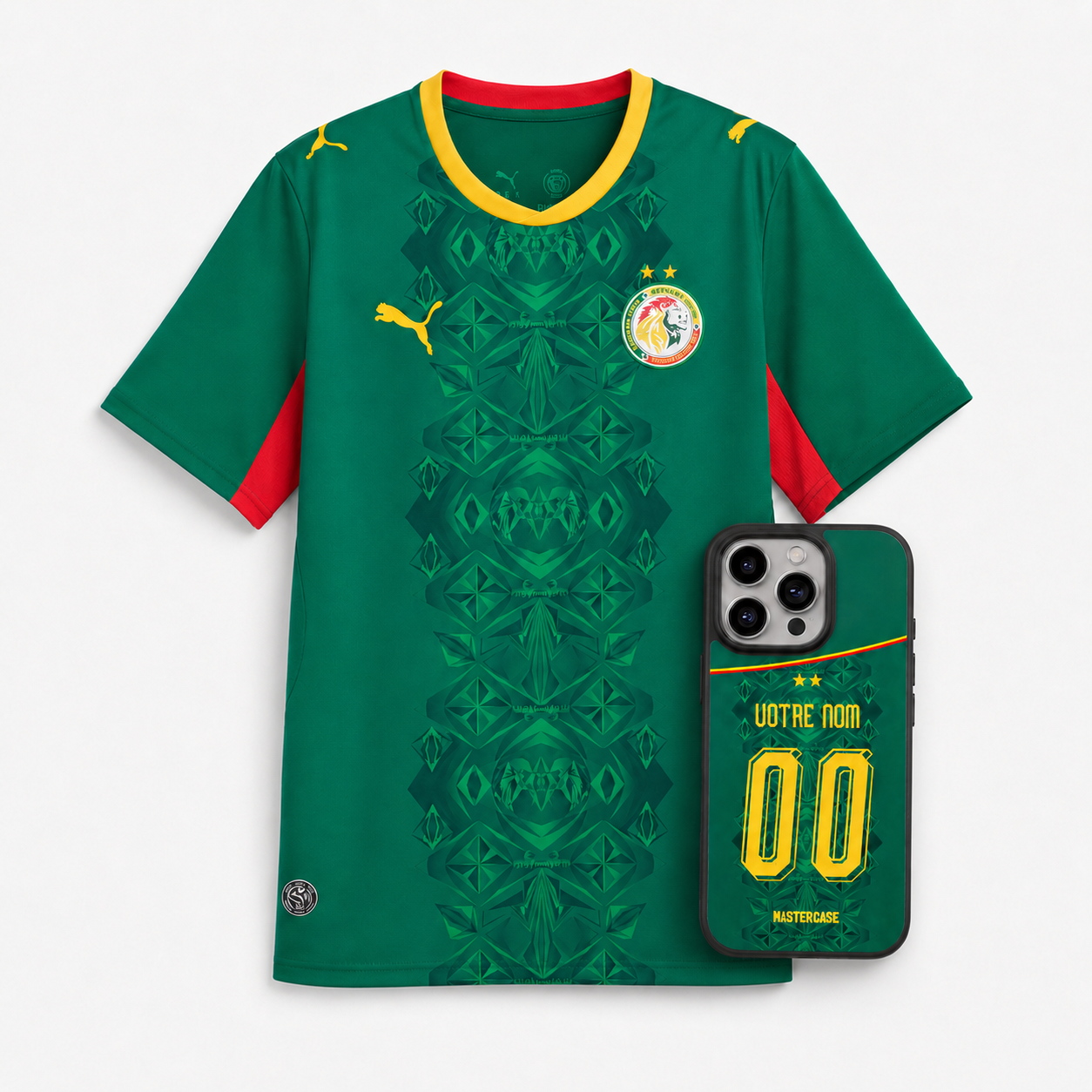 Pack Maillot Sénégal + Coque Extérieur 🇸🇳
